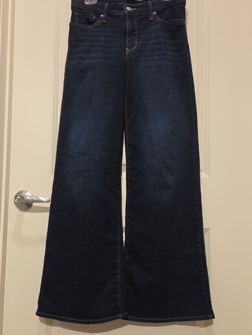 Levi's Dark Blue Wide-Leg Jeans